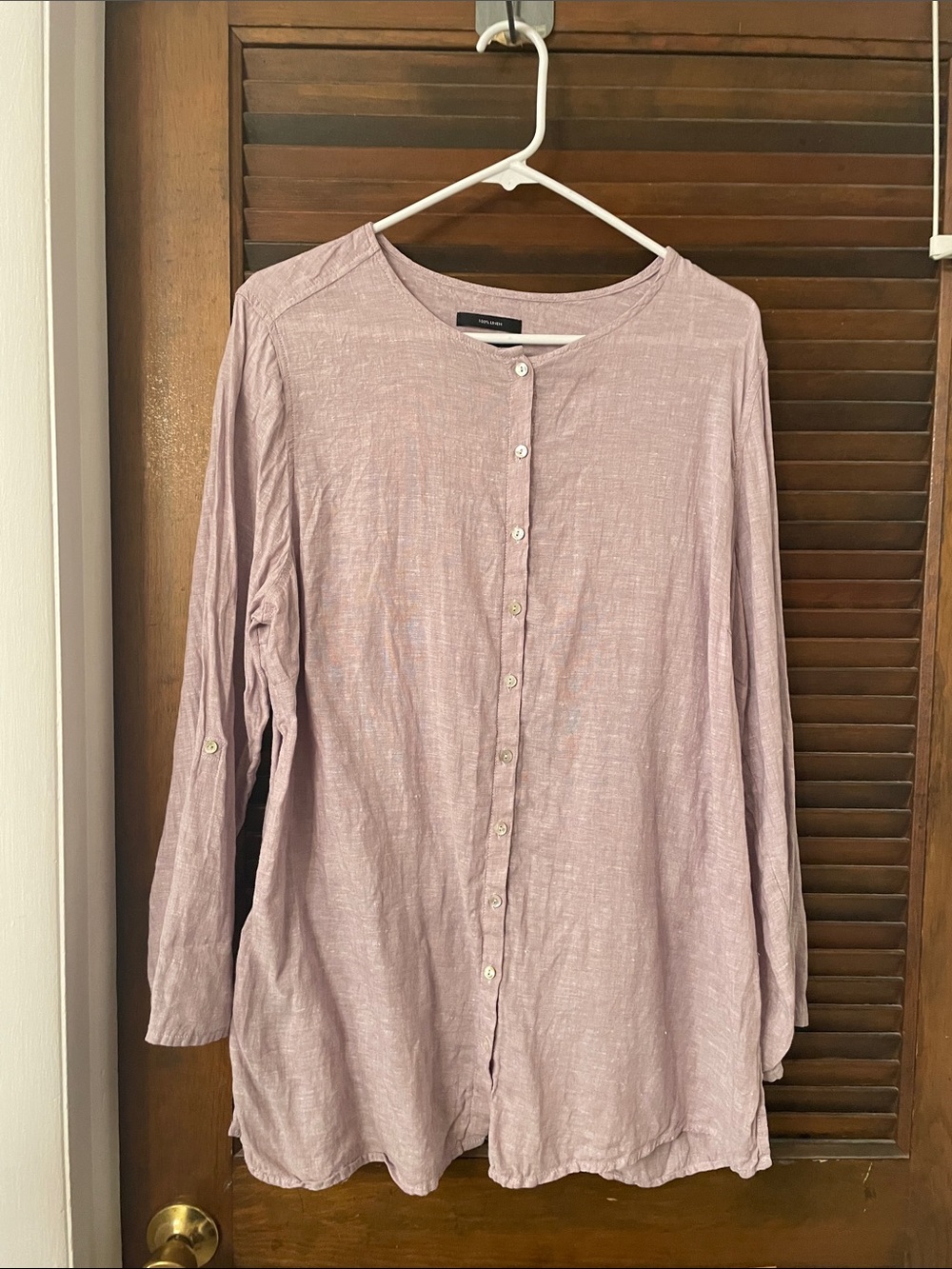 Tahari Light Mauve Button-Front Women's Skirt Cover-Up